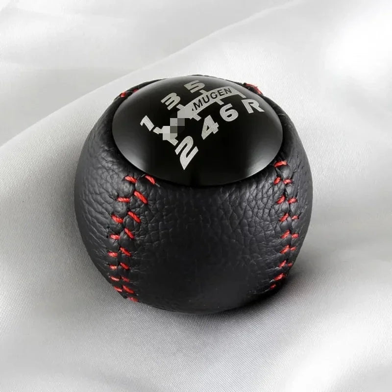 Universal Racing Round Ball 5 6 Speed Gear Shift Knob 3 Adapters Manual Car