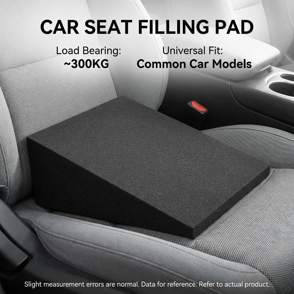 Car Seat Leveling Pad Memory Foam Cushion Height Increase Rear Seat