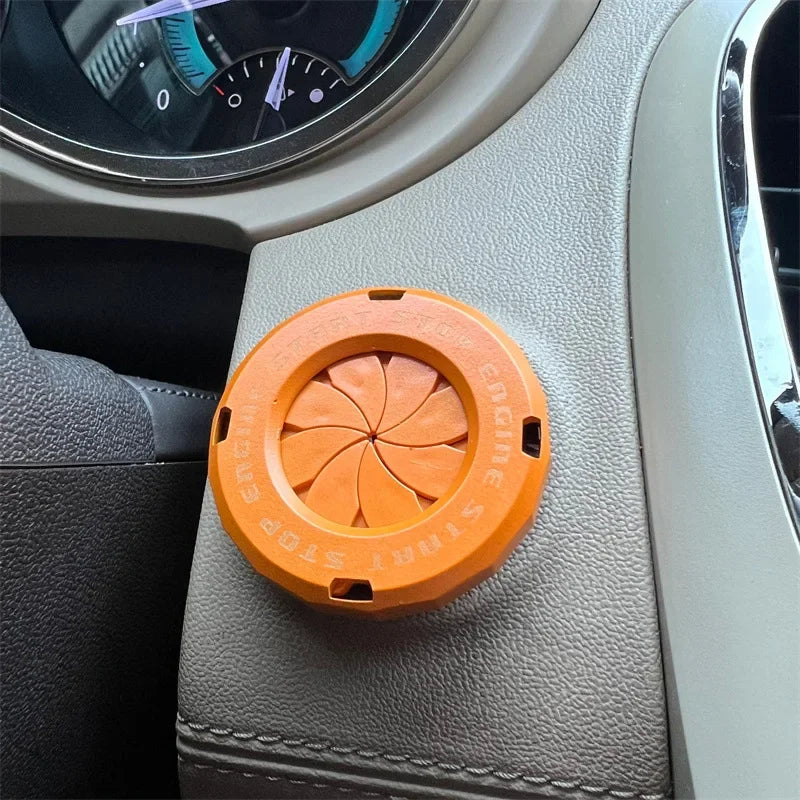 Motorcycle Ignition Key Cover Push Start Button Decorative Interior Trim