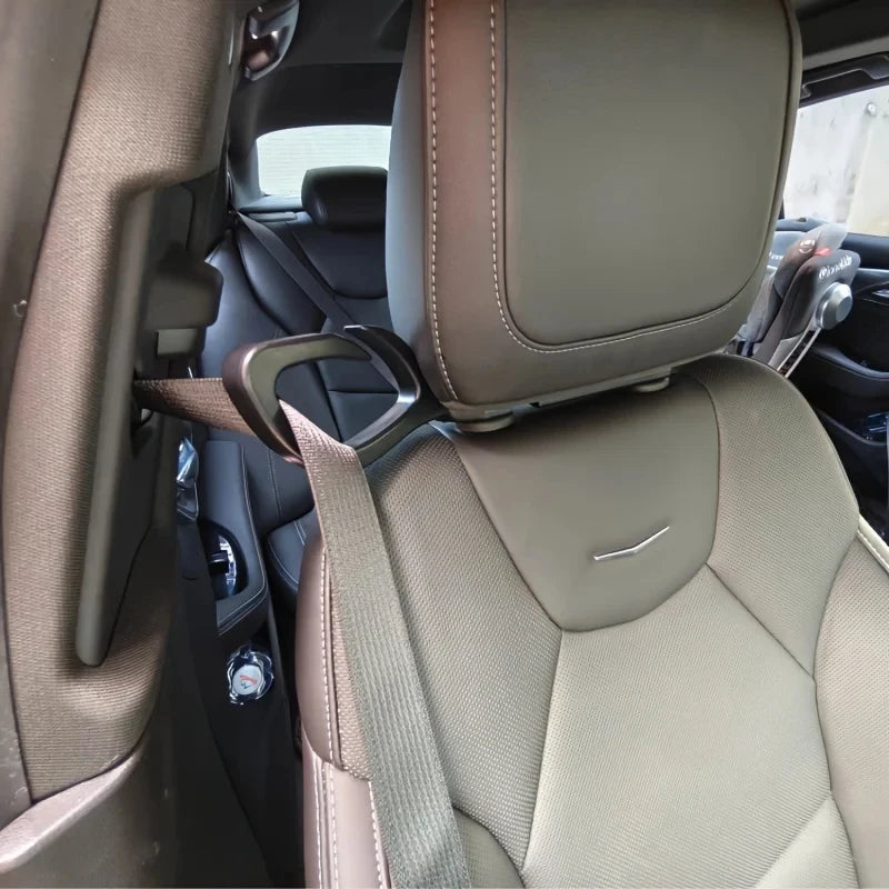 Car Seat Belt Guide Adjuster Rear Seat Belt Hook Organizer for GM Vehicles