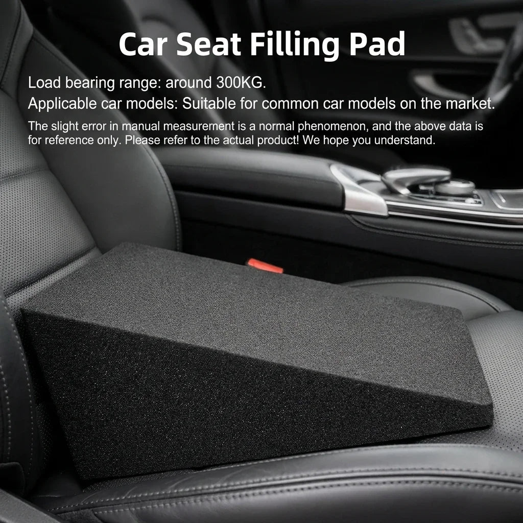 Car Seat Leveling Pad Memory Foam Cushion Height Increase Rear Seat