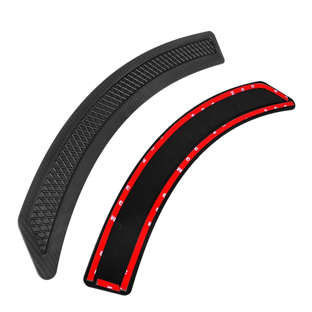 Matte Black Carbon Style Fender Vent Trim For Mitsubishi Lancer Ralliart 2008-2015