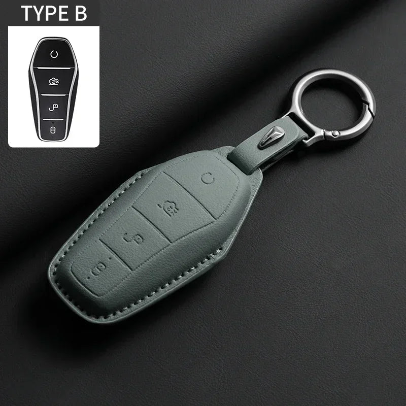 Smart Key Cover Case for BYD Han EV, Tang DM, Qin PLUS, Song Pro & More