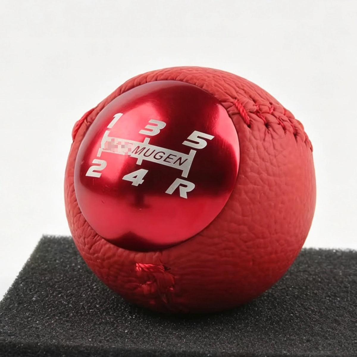 Universal Racing Round Ball 5 6 Speed Gear Shift Knob 3 Adapters Manual Car