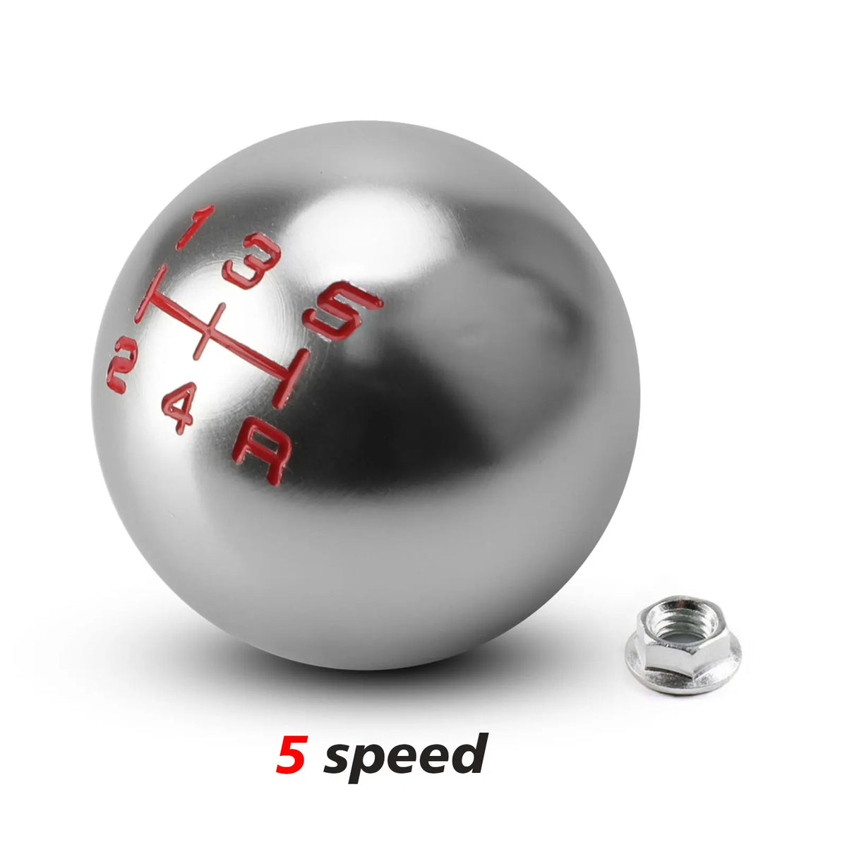 Aluminum 5/6 Speed Ball Gear Shift Knob M10x1.5 for Honda Civic Fit City Type R