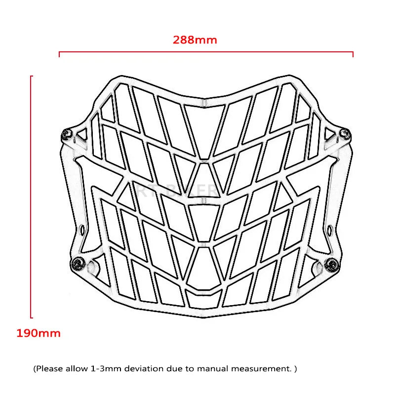 Headlight Guard Cover Protector Grill for Yamaha Tenere 700 T7 2019-2023