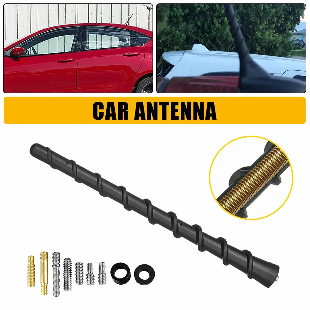 7-Inch Universal Car Antenna Mast Replacement AM/FM Radio Roof Whip Aerial
