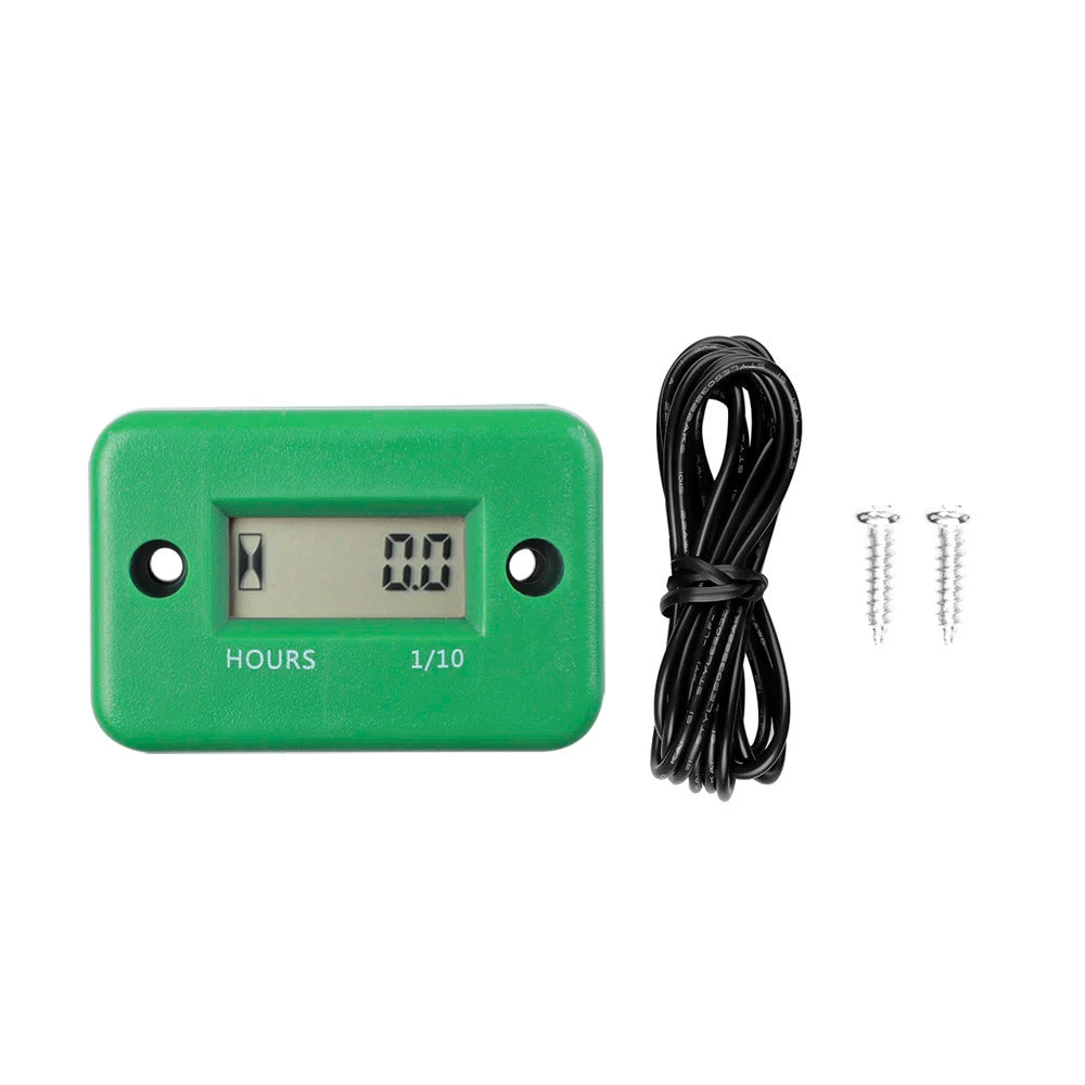 Digital Hour Meter LCD Engine Timer Counter for ATV Motorcycle Boat Generator