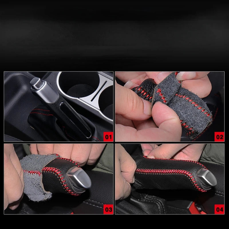 Universal Car Gear Shift and Handbrake Cover Interior Handle Accessories