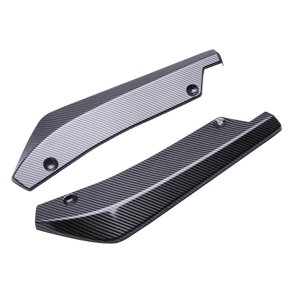 Rear Bumper Splitter Diffuser Canard Side Skirt Lip Protector for Subaru Impreza WRX