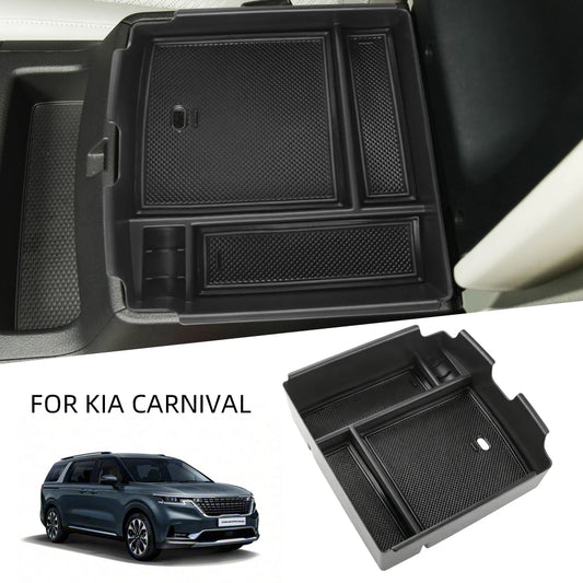 Car Armrest Storage Box Tray for Kia Carnival KA4 2020-2025 Center Console