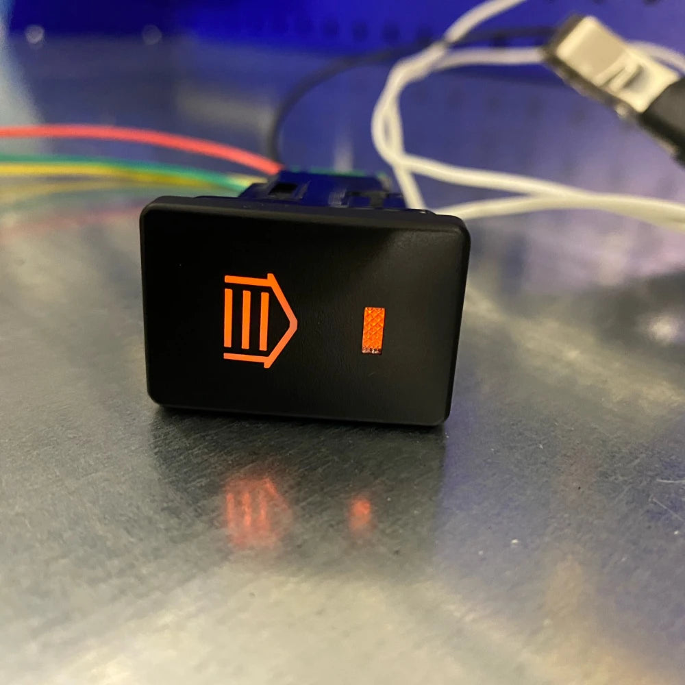Orange LED Push Button Switch for Mitsubishi Outlander Eclipse Cross Triton