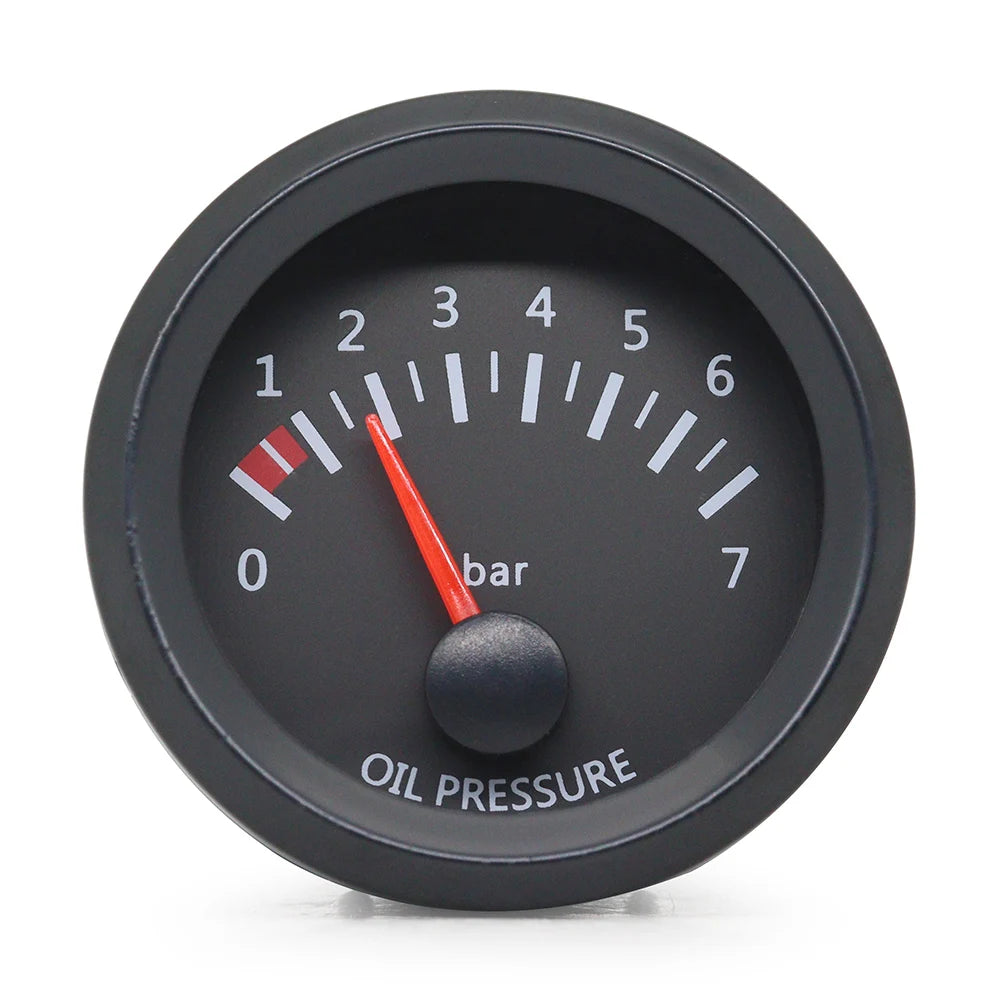 52mm 12V Car Water Oil Temp Pressure Fuel Volt Boost AFR EGT Gauge Meter