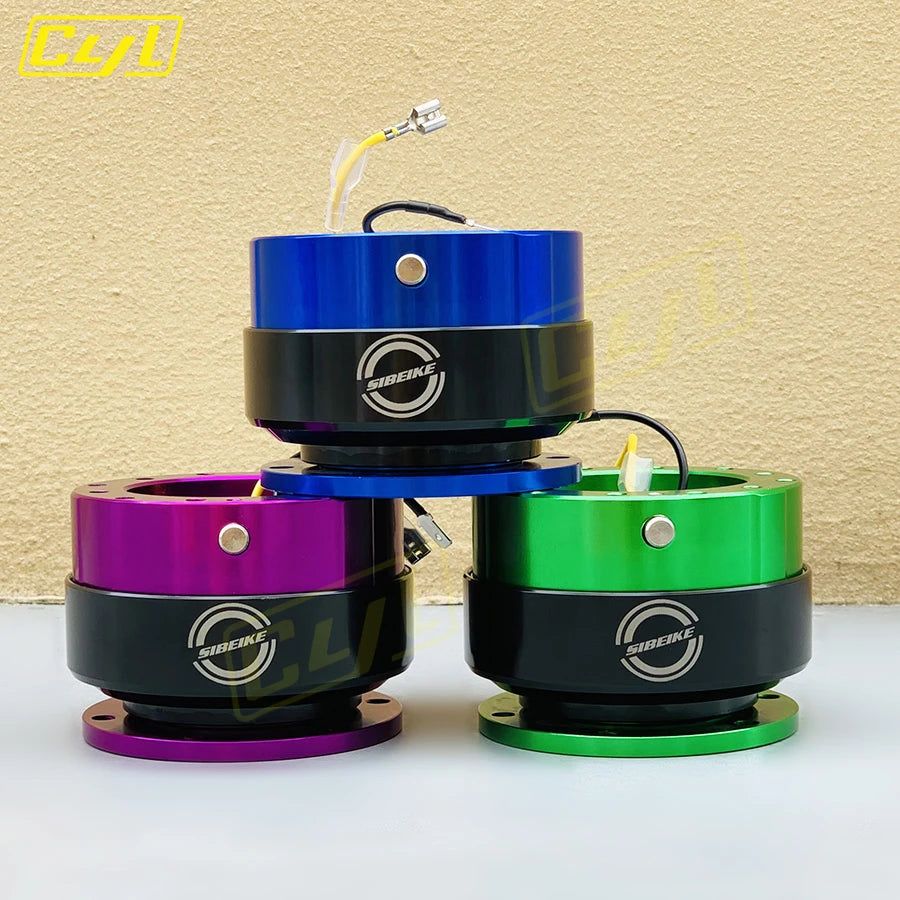 JDM Ding Sound Quick Release Steering Wheel Boss Kit Hub Adapter Universal Car