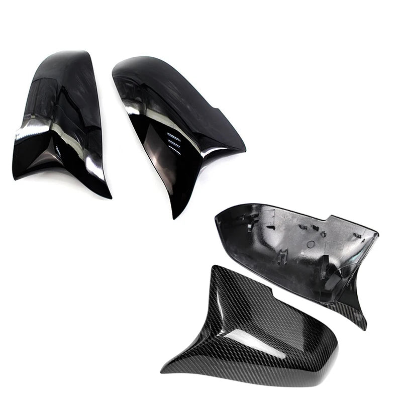 Carbon Fiber Look Side Mirror Cover Caps for BMW 5, 6 & 7 Series F10 F11 F18 F07