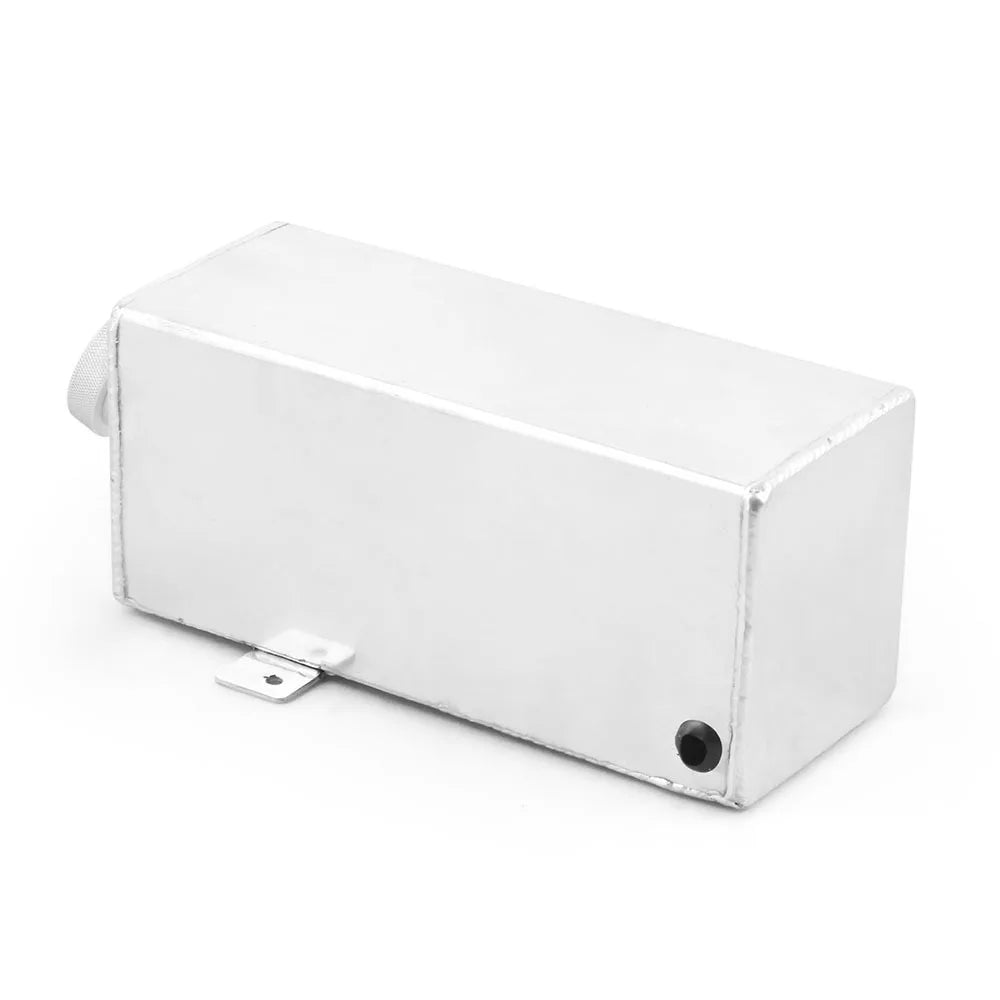 1.75L Polished Aluminum Water Tank Washer Bottle Water Injection Reservoir Universal