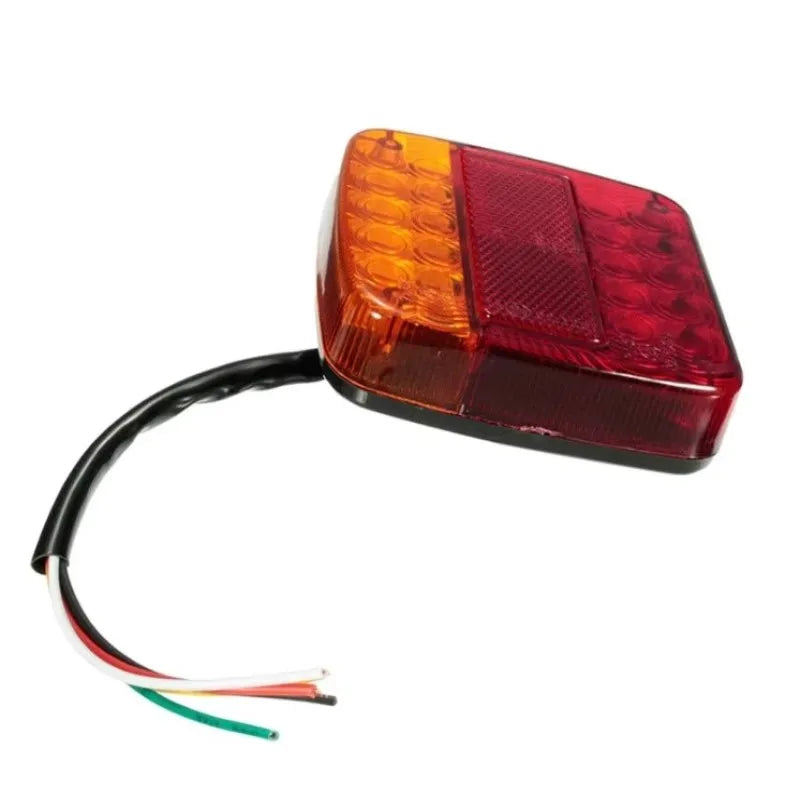 12V 20 LED Waterproof Trailer Tail Light Rear Brake Stop Turn Signal Warning Lamp
