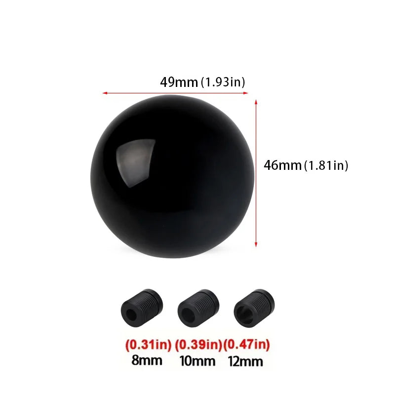 Universal JDM Aluminum Ball Gear Shift Knob Manual Transmission Car Interior