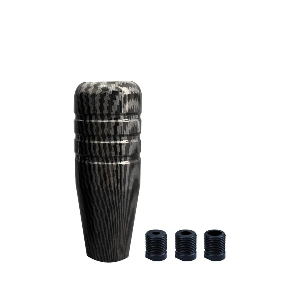 9cm/13cm Carbon Fiber Gear Shift Knob Extended Manual Shifter Aluminum Car