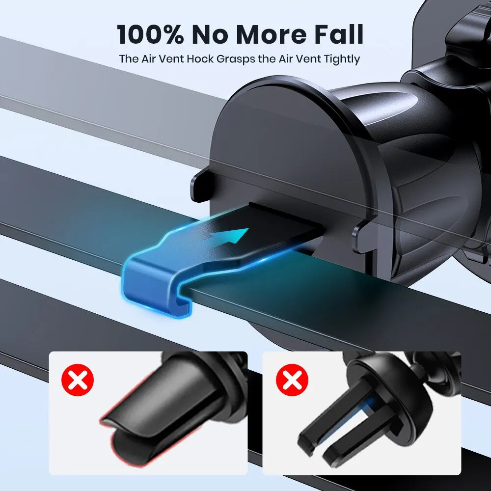 TOPK Magnetic Car Phone Holder Air Vent Mount 6 N52 Magnets Universal iPhone
