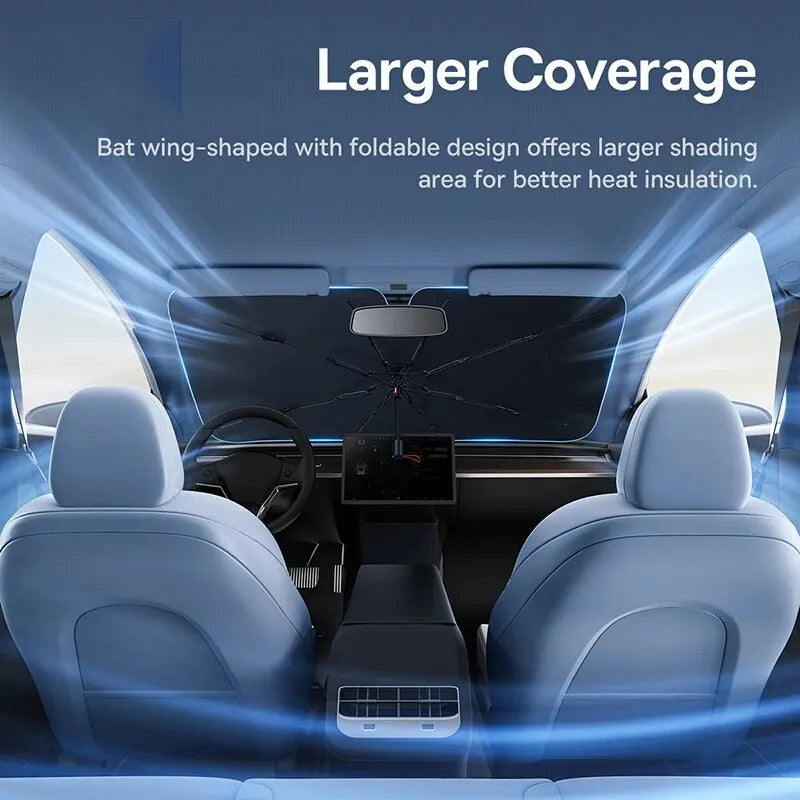 Baseus Car Windshield Sun Shade Umbrella Front Window UV Heat Protection