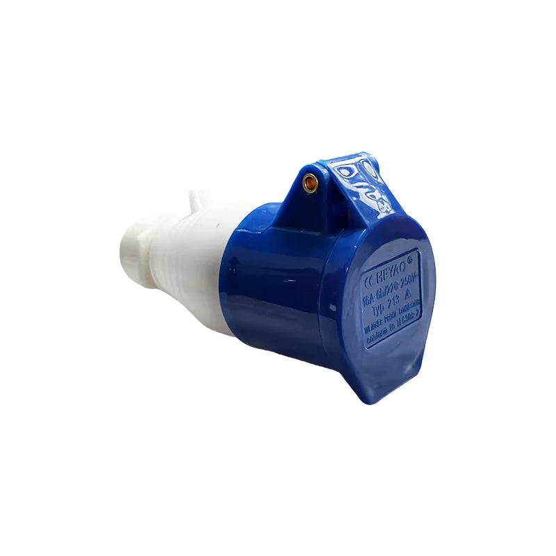 3-Pin 240V 16A Caravan Mains Hook-Up Plug Adapter for Caravan, Motorhome