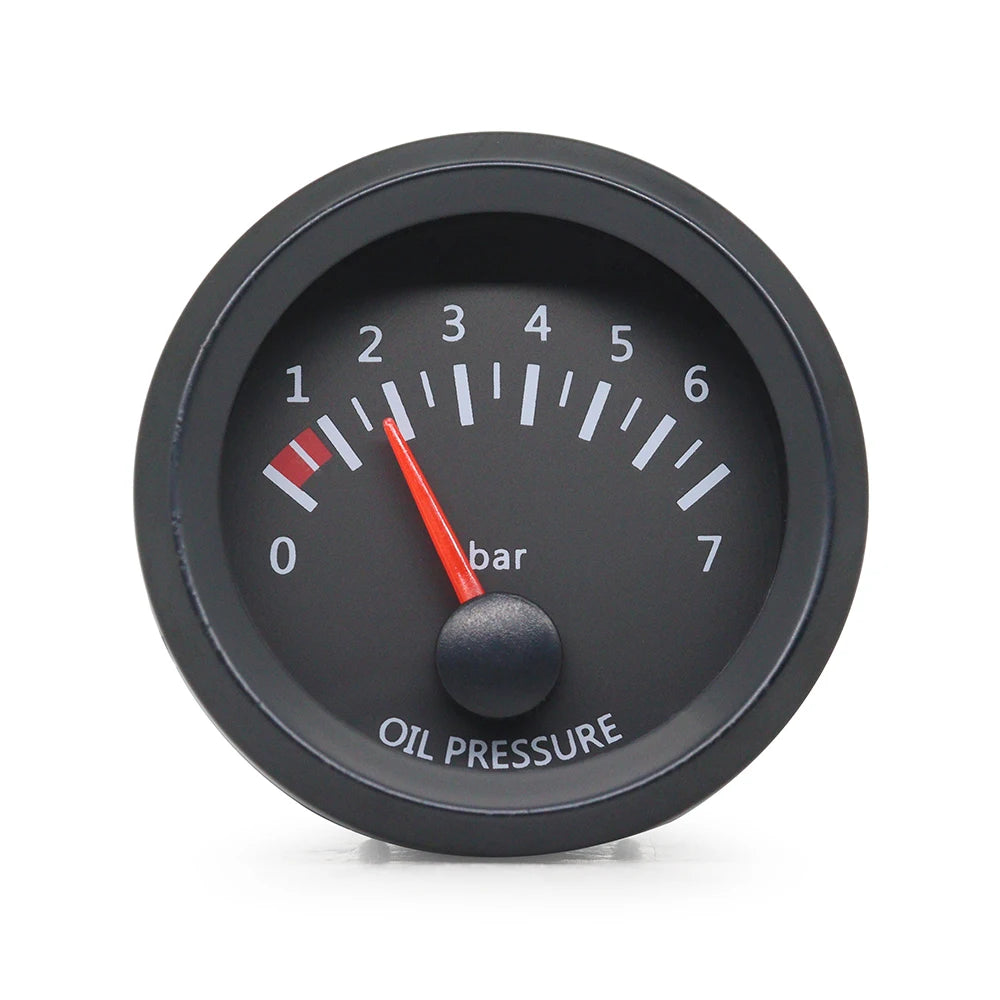 52mm 12V Car Water Oil Temp Pressure Fuel Volt Boost AFR EGT Gauge Meter