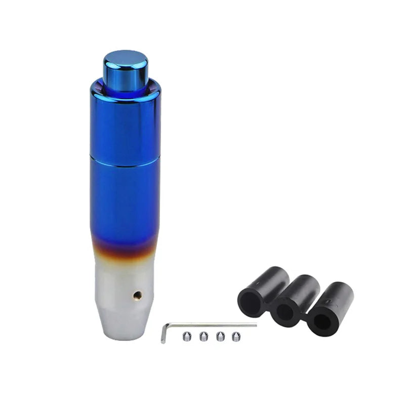 Universal Metal Automatic Gear Shift Knob with Push Button Shifter