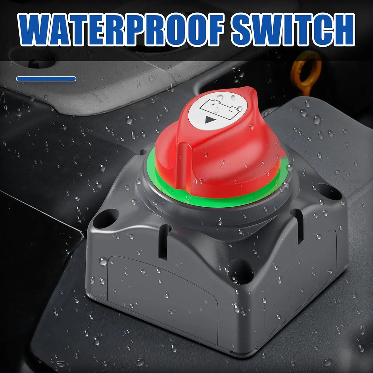 DaierTek Battery Disconnect Switch 12V-48V RV Car Marine Boat ATV UTV