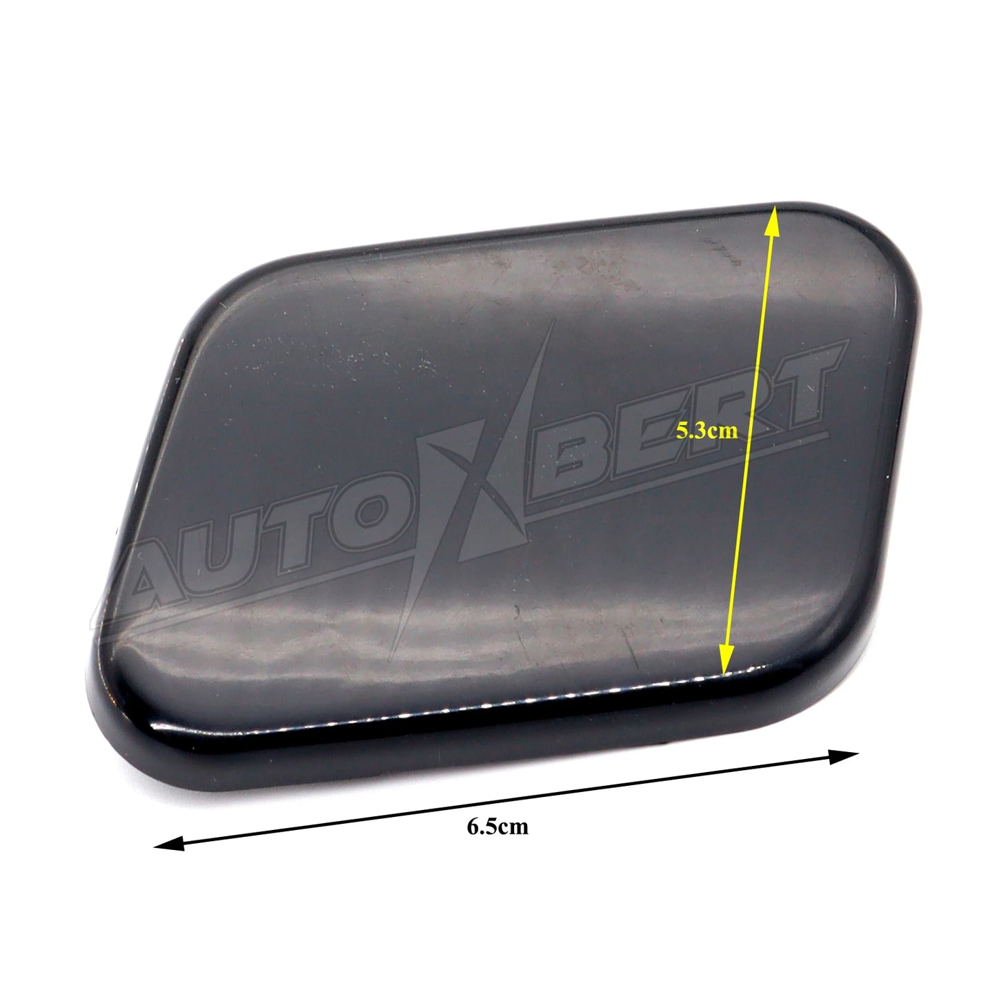 Front Headlight Washer Jet Nozzle Cover Caps Pair for Nissan Qashqai 2006–2010