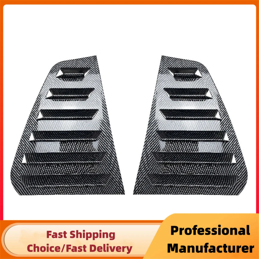 Rear Side Window Louver Trim Spoiler for VW Golf MK5 MK6 MK7 MK7.5 2003–2020