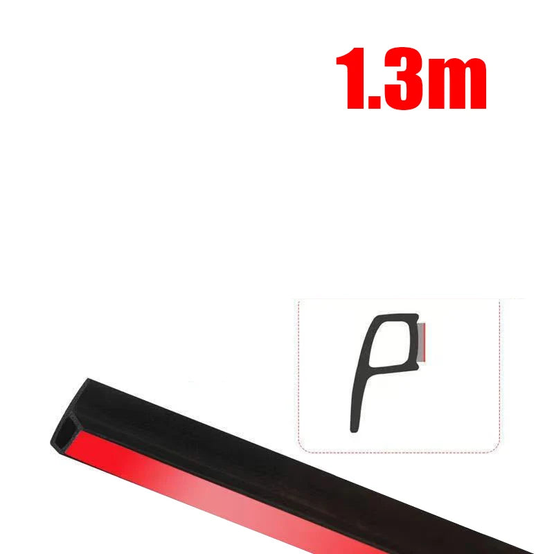 Universal Car Trunk Seal Strip Rubber Weatherproof Dustproof Lid Gap Seal