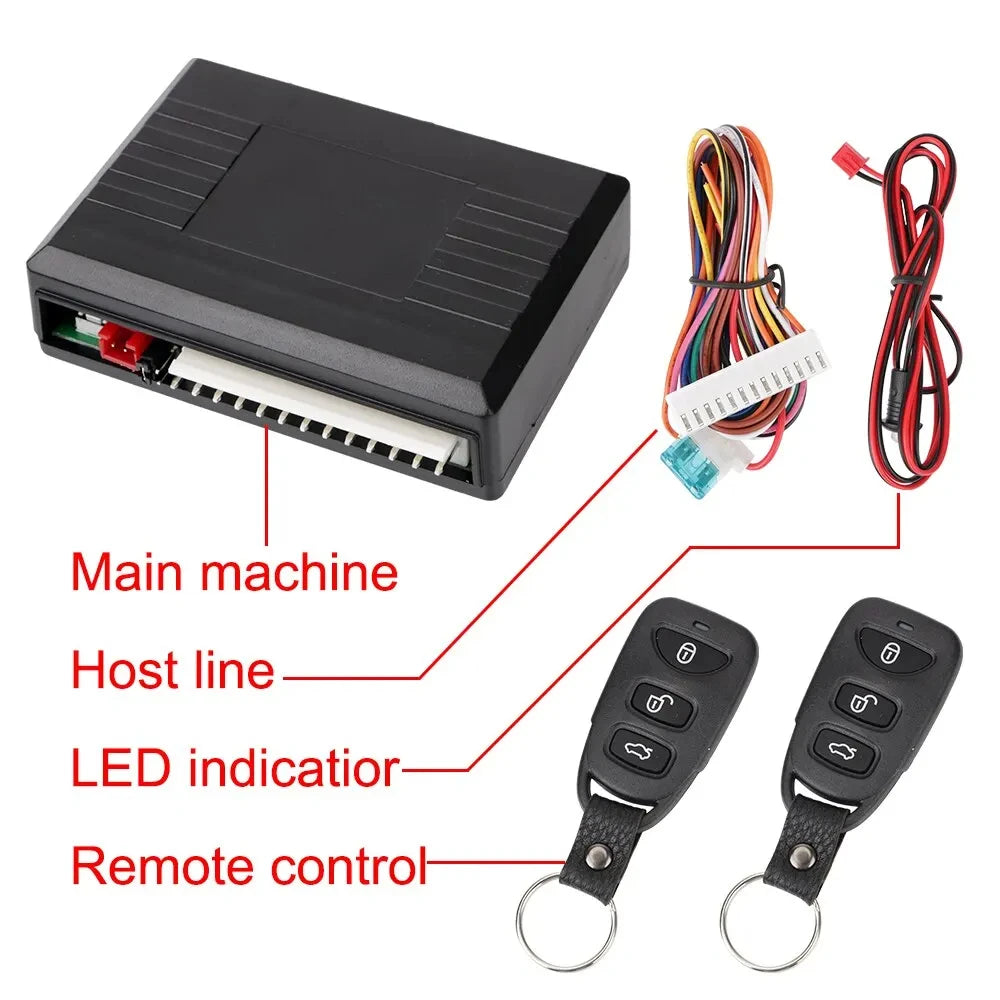 Car Remote Central Door Lock Keyless Entry Control Kit Alarm System Remote