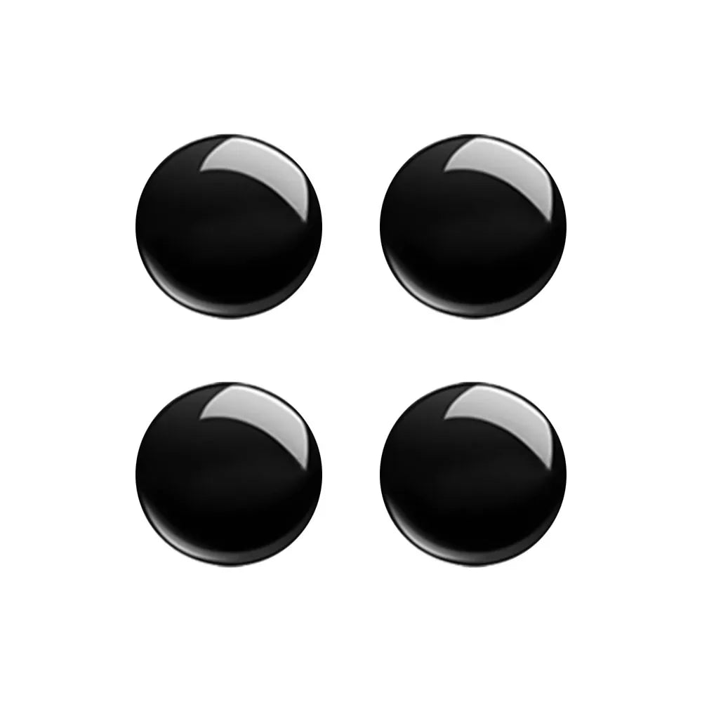 4Pcs Car Door Lock Hole Stickers Keyhole Trim Protective Ring Covers