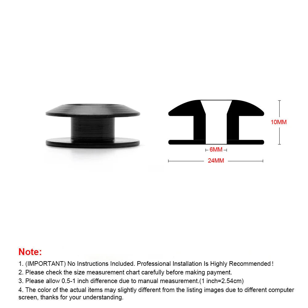 Universal Aluminum JDM Quick Release Bumper Fastener Kit for Bumpers Trunks