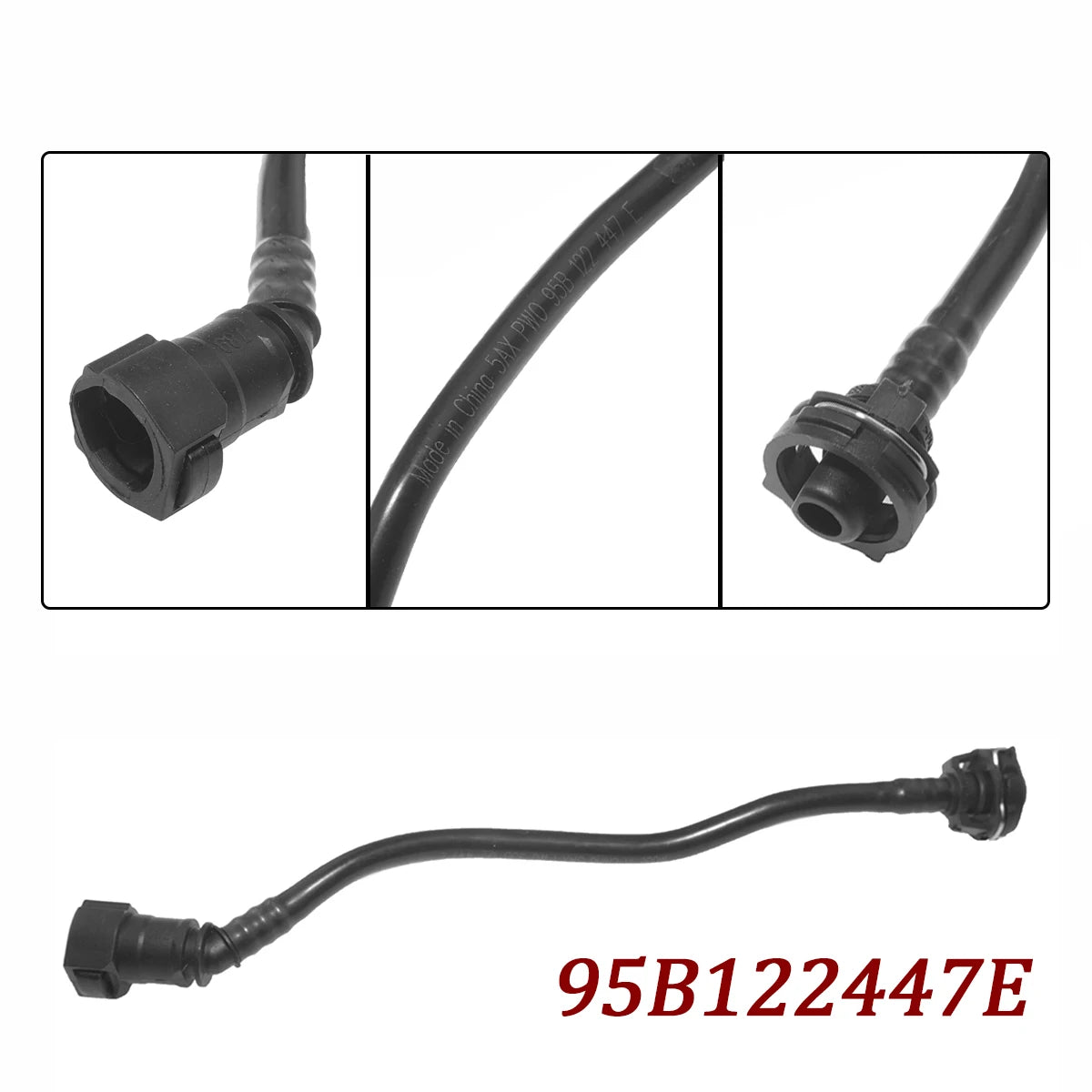 Engine Coolant Reservoir Hose Breather Line for Porsche Macan 95B 2014–2018