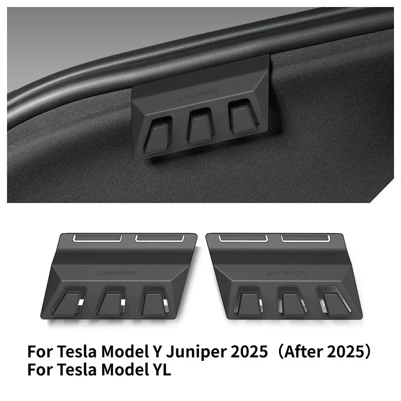 2PCS Rear Trunk Hook for Tesla Model Y Juniper 2025 2026 Hidden Bag Umbrella Hanger