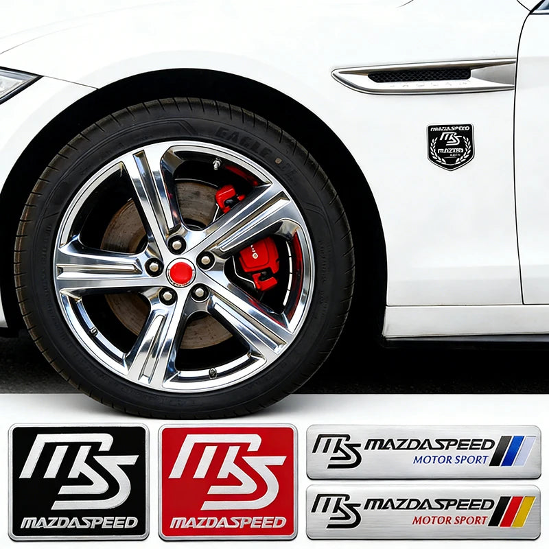 Aluminum Car Flag Emblem Badge Sticker Decal for Mazda 2 3 6 CX3 CX5 CX30