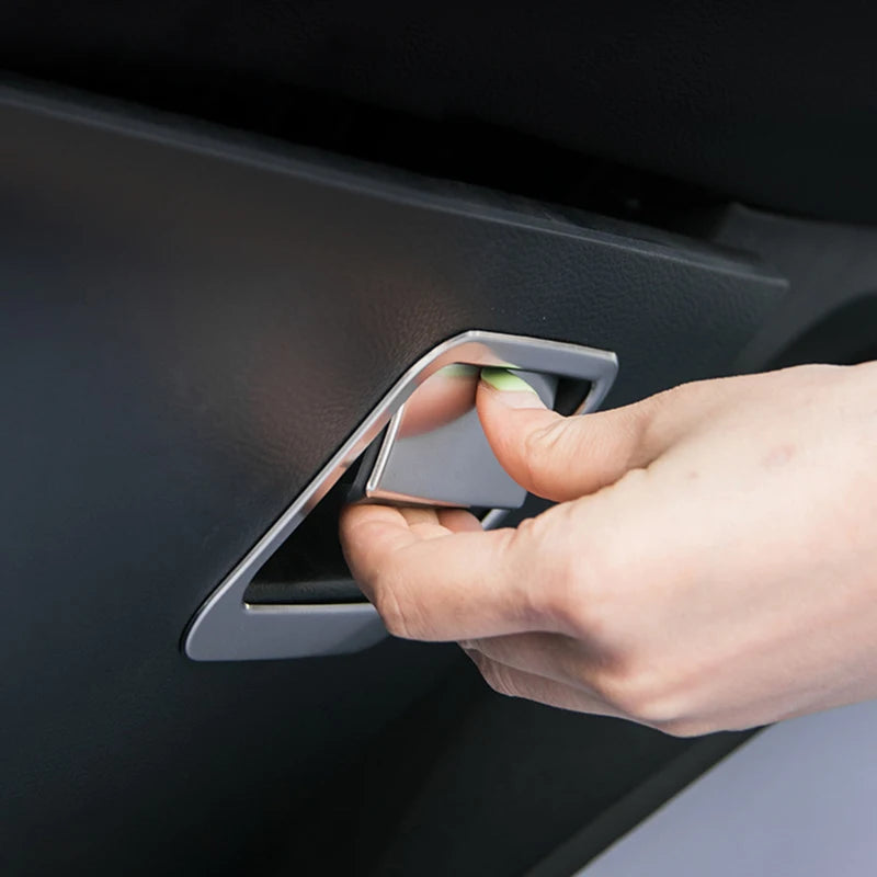 Stainless Steel Co-Pilot Storage Handle Cover Trim for Toyota Corolla Hybrid 2019–2025