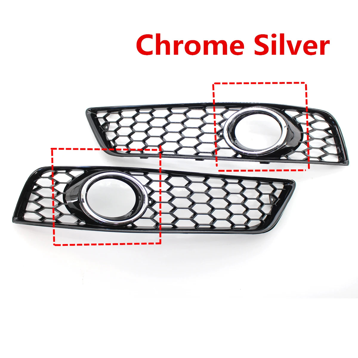 Honeycomb Fog Light Grille for Audi A3 8P 2009–2013