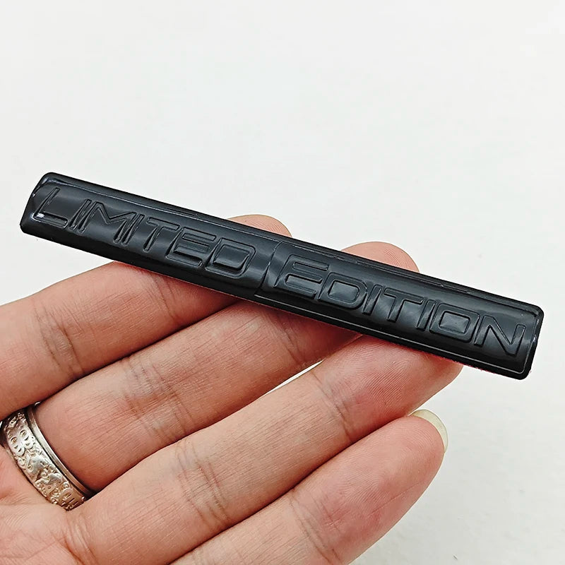 Limited Edition 3D Aluminum Car Emblem Badge Sticker for Trunk Fender Motorcycle