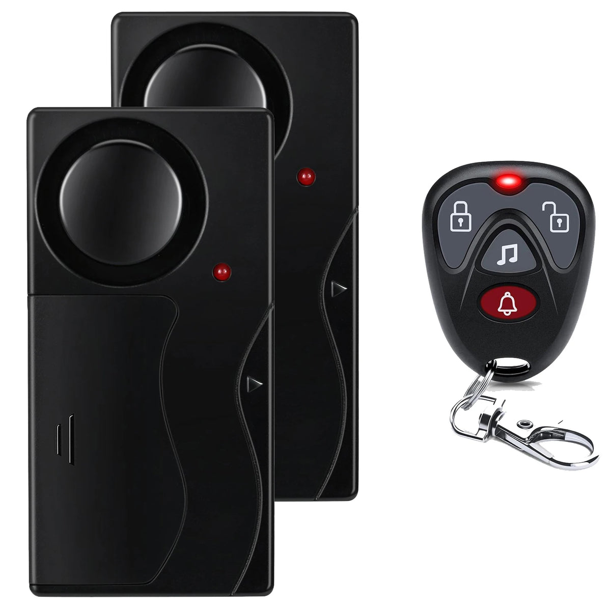 110dB Wireless Door Window Vibration Alarm Anti Theft Security Alarm Remote