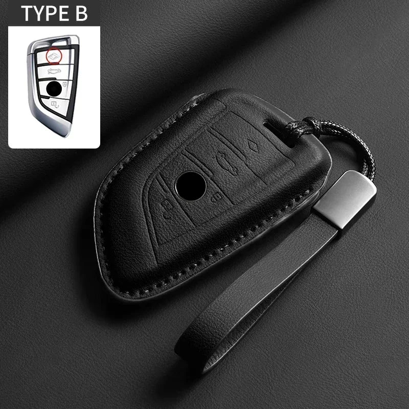 Smart Key Case Cover for BMW 1, 3, 5, 7 Series, X1, X3, X4, X5 & M Models