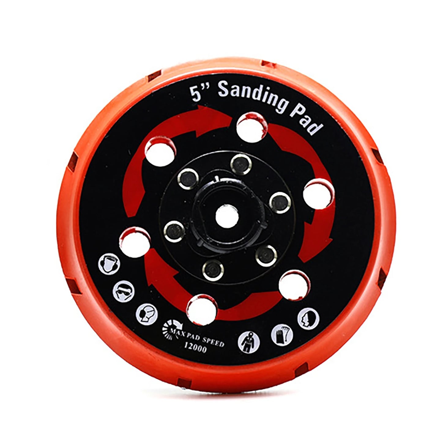 125/150mm 6 Hole DA Polisher Backing Plate Self Adhesive Sanding Pad