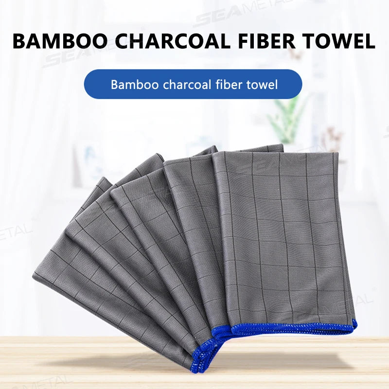 Microfiber Carbon Fiber Glass Cleaning Cloth Streak-Free Cleaning Towel
