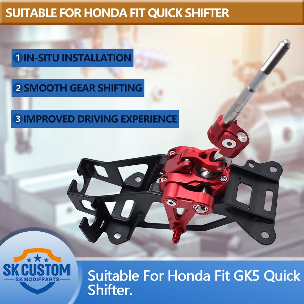 Manual Short Gear Shifter Box Quick Shift Kit for Honda Fit GK5 GE6 City GM6
