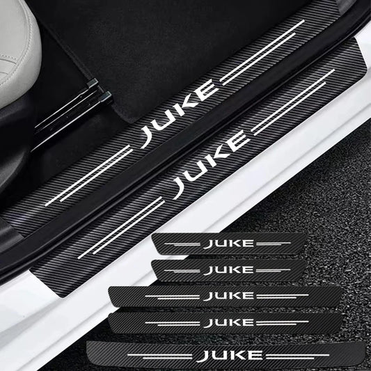 Carbon Fiber Door Sill Scuff Sticker for Nissan Juke F15 F16 2010-2021