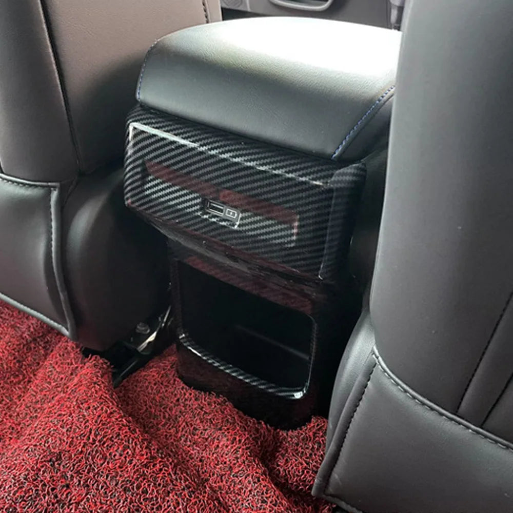 Carbon Fiber Rear AC Vent Trim Cover for MG4 Mulan MG 4 EV 2022-2023
