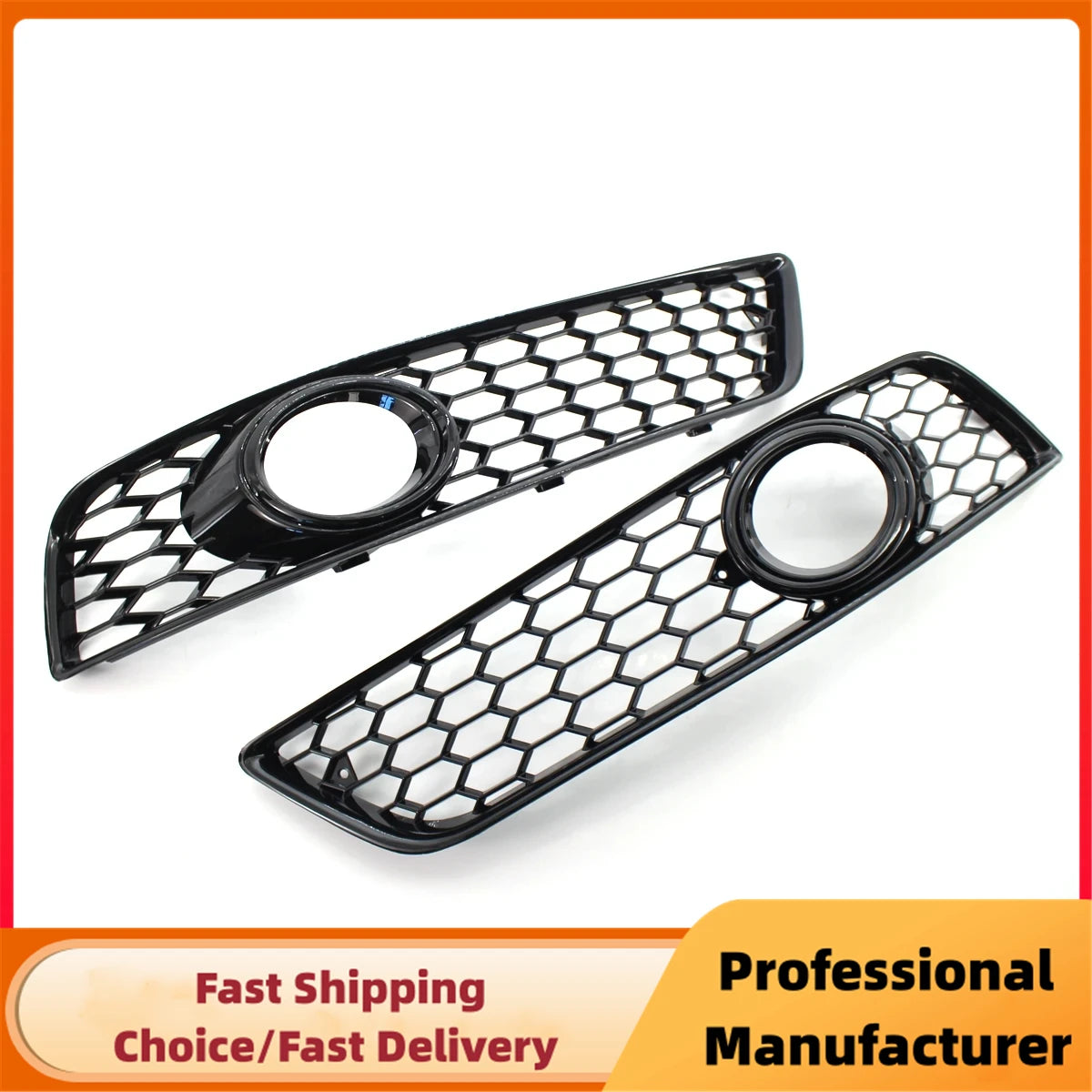 Honeycomb Front Fog Light Grille Set for Audi A3 8P 2009–2013