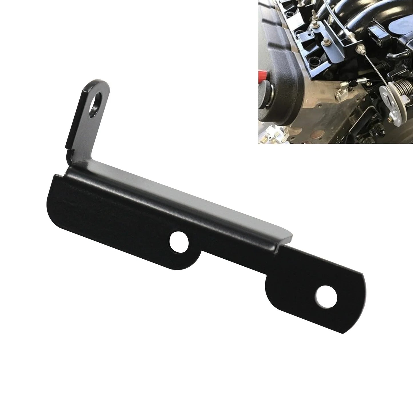 LS1 Swap Throttle Cable Bracket for Lokar Cable Compatible with Chevy Corvette